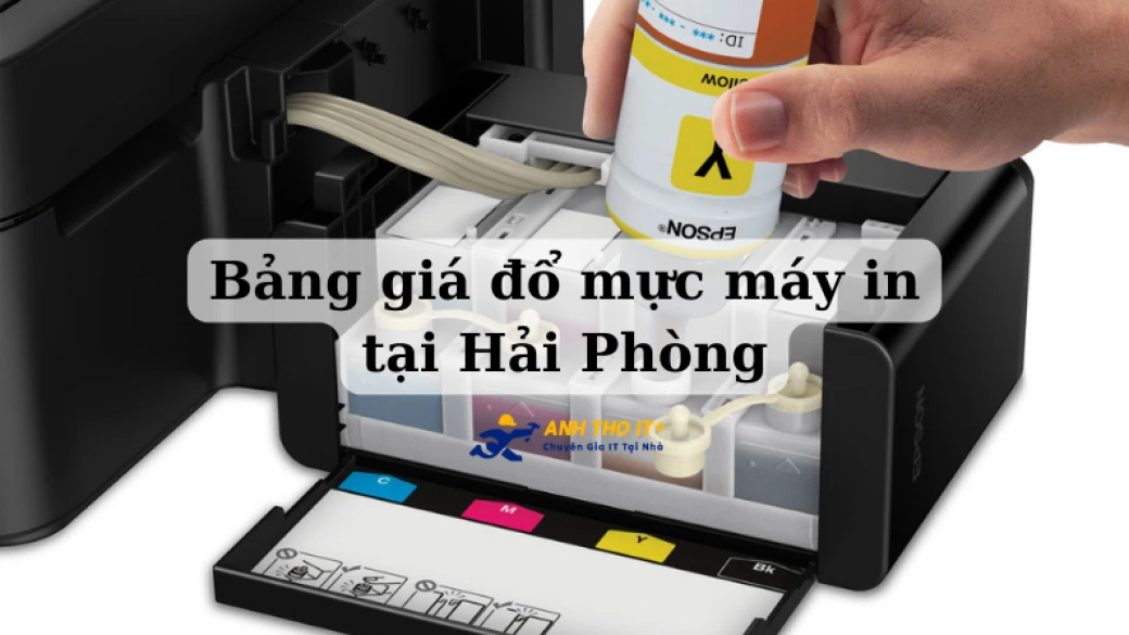 Bảng giá đổ mực máy in tại Hải Phòng