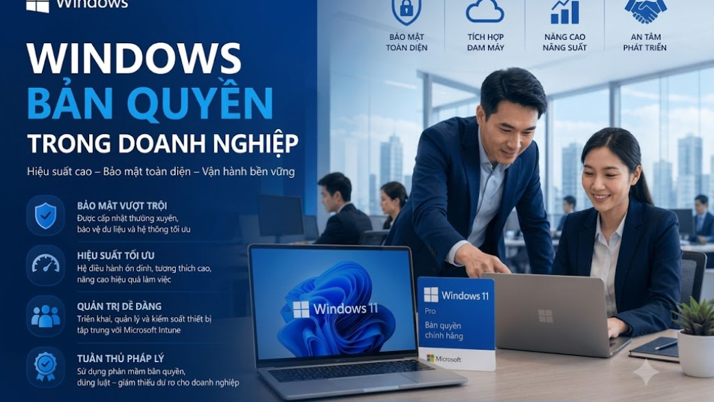 Windows bản quyền cho doanh nghiệp tại Hải Phòng