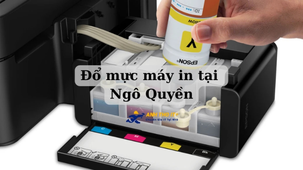 Đổ mực máy in tại Ngô Quyền