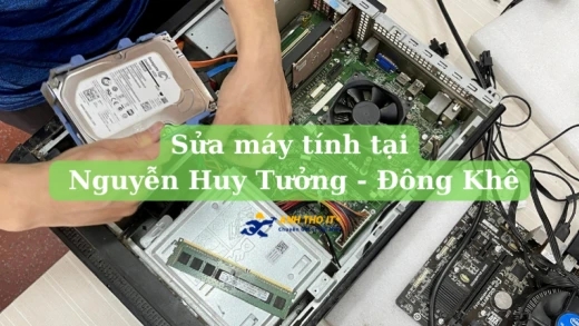 Sửa máy tính tại Nguyễn Huy Tưởng - Hải Phòng