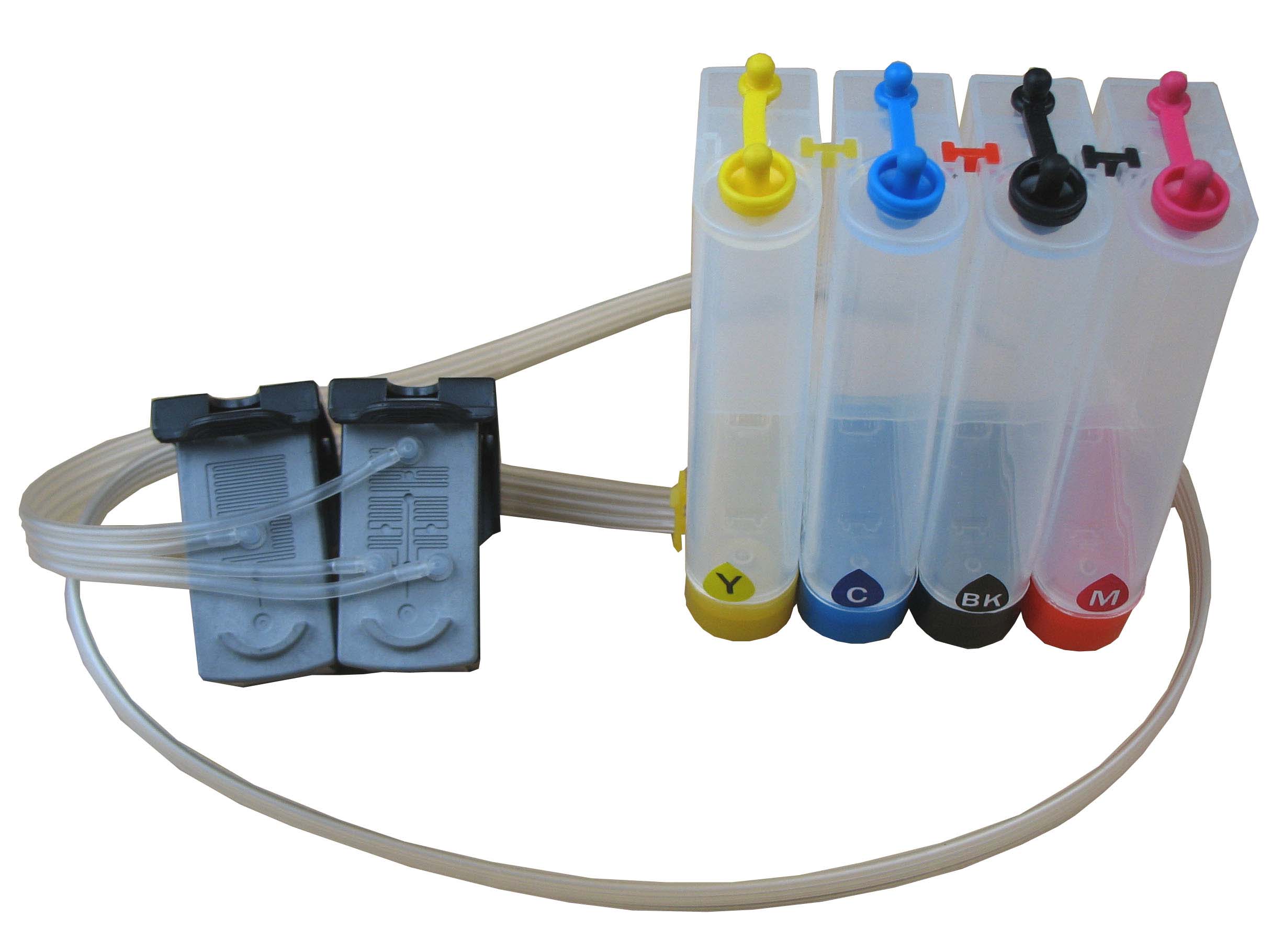 Lắp bộ tiếp mực ngoài máy in màu